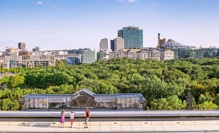 Dachterrasse des Reichstagsgebäudes