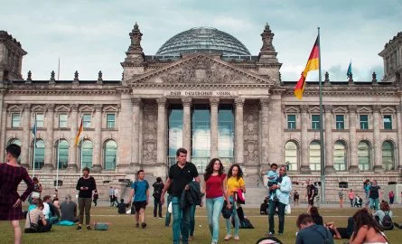 Reichstagsgebäude in Berlin