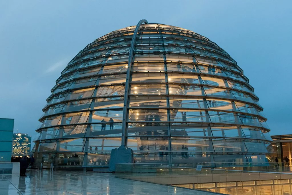 Glaskuppel im Reichstagsgebäude
