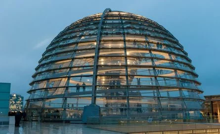 Glaskuppel im Reichstagsgebäude