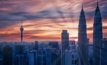 Petronas Towers in Kuala Lumpur