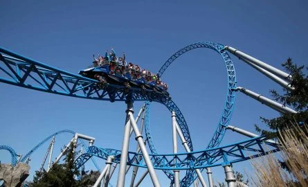 Achterbahn im Europapark