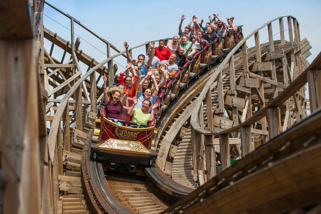 Achterbahn im Europapark