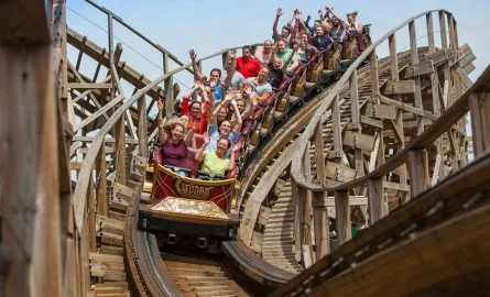 Achterbahn im Europapark