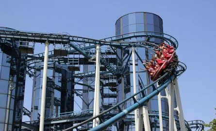 Achterbahn im Europapark