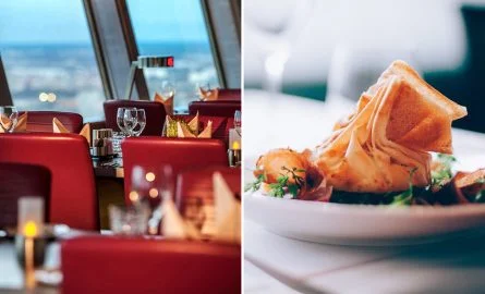 Abendessen im Berliner Fernsehturm