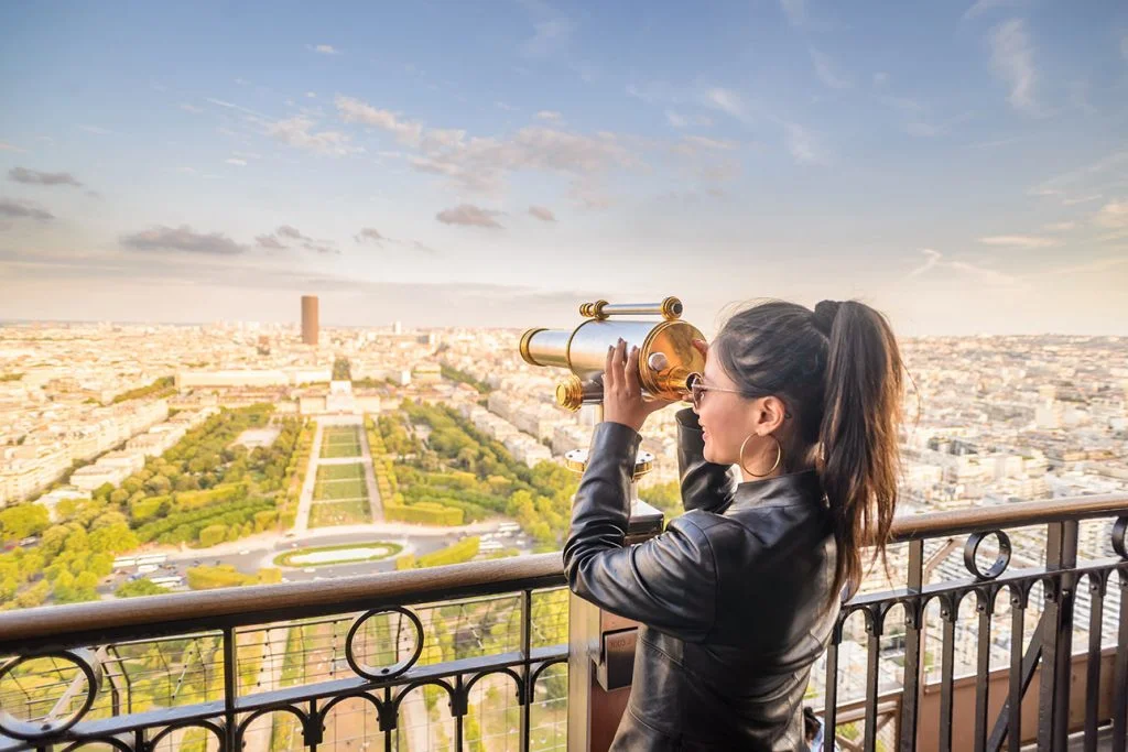 Eiffelturm in Paris Aussicht