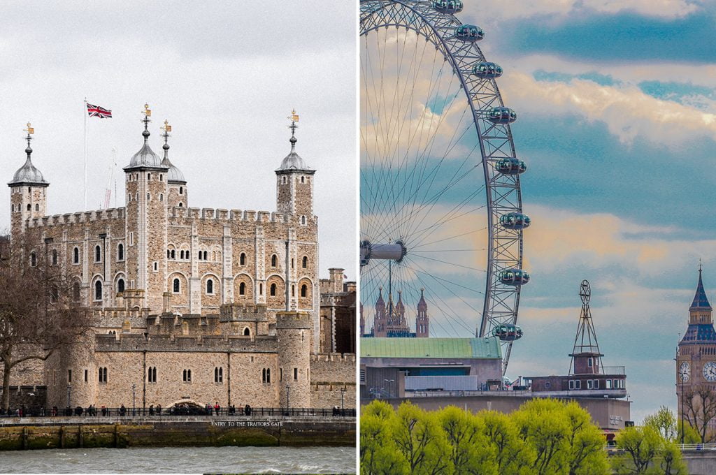 Ticket für Tower of London und London Eye
