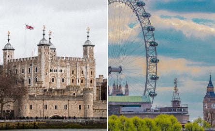 Ticket für Tower of London und London Eye
