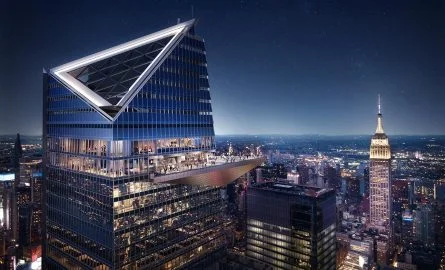Edge Observation Deck in NYC at night