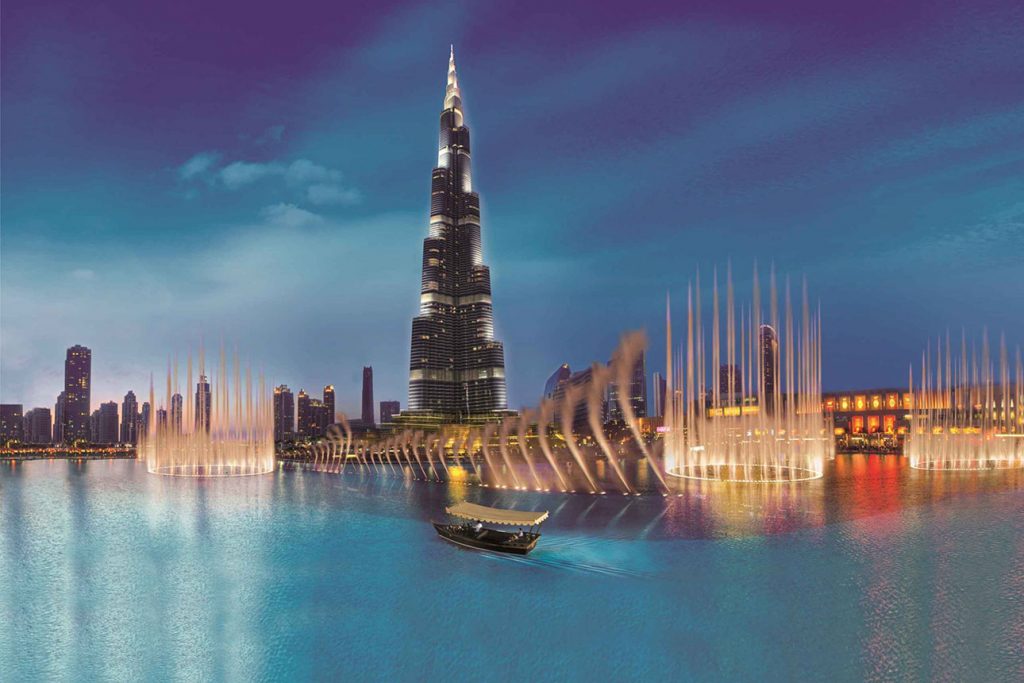 burj khalifa dubai fountain